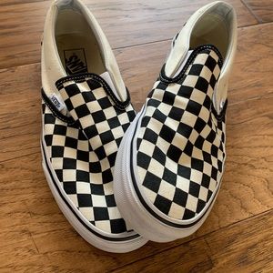 Checkered van slip-on
